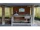 Convenient outdoor sink and prep station, ideal for beach house at 2302 Palmetto Blvd, Edisto Beach, SC 29438