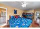 Bedroom with a bunk bed and a double bed at 2302 Palmetto Blvd, Edisto Beach, SC 29438