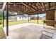 Covered patio with concrete flooring and view of backyard at 7049 Kenneth Dr, North Charleston, SC 29406