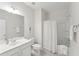Clean bathroom with a white tub and shower at 426 Queenview Ln, Charleston, SC 29414