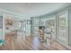 Light and airy office with a view of the dining room and front porch at 409 Glouchester Ct, Summerville, SC 29485