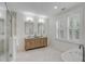 Luxurious bathroom with double vanity, soaking tub, and glass shower at 2159 Parkway Dr, Charleston, SC 29412