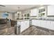Open concept kitchen with granite island and stainless steel appliances at 154 Pecan Dr, Summerville, SC 29483