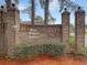 Brick entrance to Olde Towne Villas community at 2911 Cathedral Ln, Charleston, SC 29414