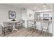 Bright kitchen with granite countertops and white cabinetry at 1331 Pelican Watch Villas, Seabrook Island, SC 29455
