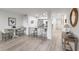 Open concept kitchen with granite counters and breakfast bar at 1331 Pelican Watch Villas, Seabrook Island, SC 29455