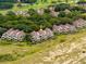 Aerial view of the property, showing its location in a community near the golf course at 1331 Pelican Watch Villas, Seabrook Island, SC 29455