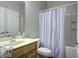 Simple bathroom with shower/tub combo, toilet and vanity at 752 Certificate Ct, Charleston, SC 29414