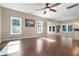 Spacious living area with hardwood floors and lots of natural light at 3758 Tupelo Church Ln, Mount Pleasant, SC 29429