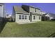 House back view, showing patio and yard at 415 Snowy Plover Ln, Summerville, SC 29486