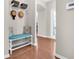 Inviting entryway with a bench, shoe storage, and a hat rack at 510 Eastern Isle Ave, Summerville, SC 29486