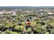 Aerial view showing house location in residential area at 1860/1858 Taberwood Cir, Charleston, SC 29407