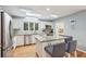 Updated kitchen featuring granite island and stainless steel appliances at 2588 High Hammock Rd, Johns Island, SC 29455