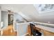 Upstairs office loft space with skylights and built-in desk at 2588 High Hammock Rd, Johns Island, SC 29455