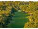 Aerial view of a lush golf course surrounded by trees at 2588 High Hammock Rd, Johns Island, SC 29455