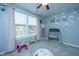 bedroom with cloud wall decals and plenty of play space at 4966 Ballantine Drive, Summerville, SC 29485