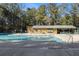 Community swimming pool with adjacent bathhouse at 211 Downing Dr, Summerville, SC 29485