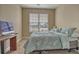 Guest bedroom with a comfortable bed and desk at 126 Harbor Trace Ln, Summerville, SC 29486