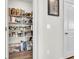 Well-organized pantry with wire shelving, offering ample storage space at 681 Mclernon Trce, Johns Island, SC 29455