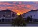 Stunning sunset over townhome community at 681 Mclernon Trce, Johns Island, SC 29455