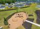 Aerial view of community playground with play structures at 190 Lindera Preserve Blvd, Summerville, SC 29486