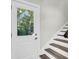 Modern staircase with wood-look treads and white risers at 2711 Henry St, North Charleston, SC 29405