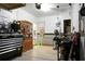 Organized garage with workbench and ample storage at 476 Rockville Rd, Moncks Corner, SC 29461