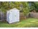 Large storage shed in the backyard, perfect for extra storage at 476 Rockville Rd, Moncks Corner, SC 29461