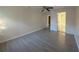 Bedroom with hardwood floors, and private access to the bathroom at 6805 Sc-162, Hollywood, SC 29449