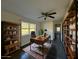 Home office with built-in shelves, a large desk, and plenty of natural light at 6805 Sc-162, Hollywood, SC 29449