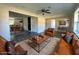 Bright living room features leather furniture and a modern coffee table at 6805 Sc-162, Hollywood, SC 29449