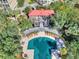 Resort-style pool with a covered patio and lounge area at 4252 Faber Place Dr # 203, North Charleston, SC 29405
