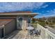 Private deck with table and chairs, offering scenic views at 202 Mary St, Edisto Island, SC 29438
