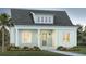 Charming one-story home with light gray siding and a welcoming front porch at 268 Clearpath Dr, Summerville, SC 29486
