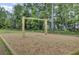 Wooden swing set in a landscaped area next to the playground at 211 Ilderton St, Summerville, SC 29483