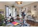 Home gym featuring cardio equipment and a workspace at 211 Ilderton St, Summerville, SC 29483