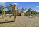 Wooden ship themed playground with climbing wall and slide at 211 Ilderton St, Summerville, SC 29483