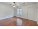 Empty spare bedroom with hardwood floors and ceiling fan at 313 Fairlawn Dr, Moncks Corner, SC 29461