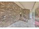 Brick steps leading to a side entrance with a metal railing at 313 Fairlawn Dr, Moncks Corner, SC 29461