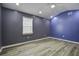 Bright bedroom with two windows, wood-look flooring, and a ceiling fan at 804 Chaplin St, Walterboro, SC 29488