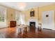 bedroom with hardwood floors and fireplace at 366 Avenue Of Oaks, Moncks Corner, SC 29461