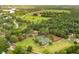 Aerial view of community park with tennis courts and playground at 9004 Topwater Ln, Johns Island, SC 29455