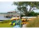 Convenient kayak and paddleboard storage near the water at 9004 Topwater Ln, Johns Island, SC 29455
