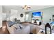 Open living area with hardwood floors, staircase, and view of entryway at 108 Glenspring Dr, Summerville, SC 29486
