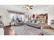 Open living space with hardwood floors and view into kitchen at 108 Glenspring Dr, Summerville, SC 29486