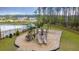 Children will love the playground with two slides and a playhouse at 108 Glenspring Dr, Summerville, SC 29486