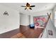 Spacious playroom featuring hardwood floors and a cheerful rainbow backdrop at 108 Glenspring Dr, Summerville, SC 29486