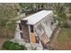 A-frame house needing major repairs, shown in an overhead view at 1269 College Park Rd, Summerville, SC 29486