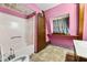 Bathroom with shower/tub combo and pink walls at 1269 College Park Rd, Summerville, SC 29486