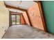 Bedroom with unique sloped ceilings and painted accent wall at 1269 College Park Rd, Summerville, SC 29486